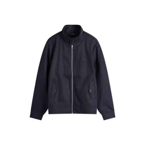 FRED PERRY Jackets & Coats Men's Blue