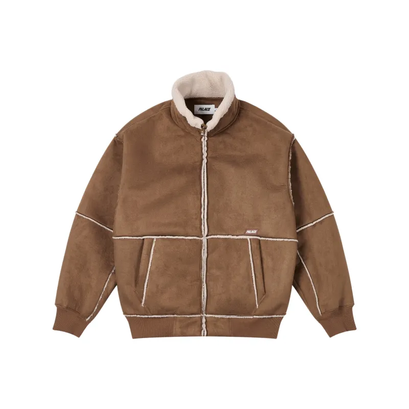 PALACE Sherpa Faux Suede Funnel-0