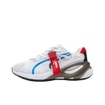 BMW M Motorsport x PUMA Inverse Collection Anti Slip Wear Resistant Low Top Casual Shoes Unisex White Blue
