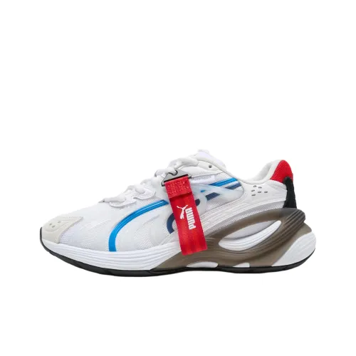 BMW M Motorsport x PUMA Inverse Collection Anti Slip Wear Resistant Low Top Casual Shoes Unisex White Blue