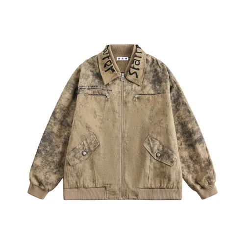 ALang Studio Jackets Coats Unisex Mud-Stained Brown