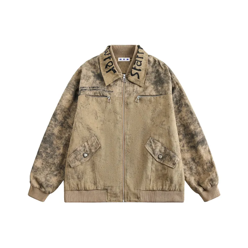 ALang Studio Jackets Coats Unisex Mud-Stained Brown-0