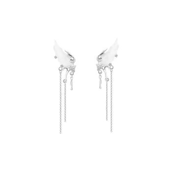 KEYS VIA Copper Alloy, Resin, Rhinestone Hoop Earrings, Stud Earrings Women's