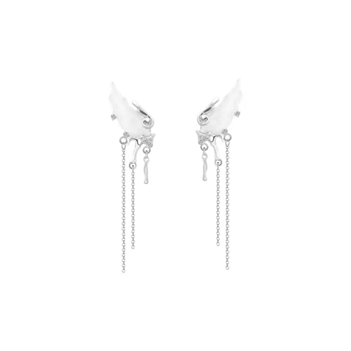 KEYS VIA Copper Alloy, Resin, Rhinestone Hoop Earrings, Stud Earrings Women's