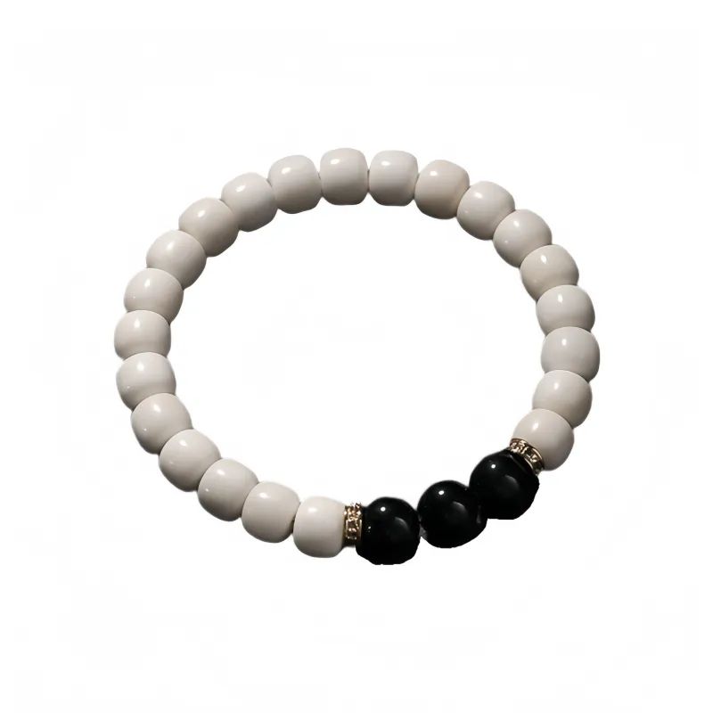 CUISHI White Jade Bodhi Bracelets Unisex-3