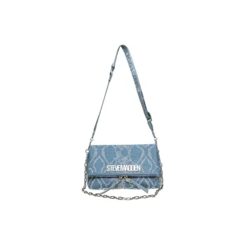 STEVE MADDEN Fabric Shoulder Bag Medium Size Women's Denim