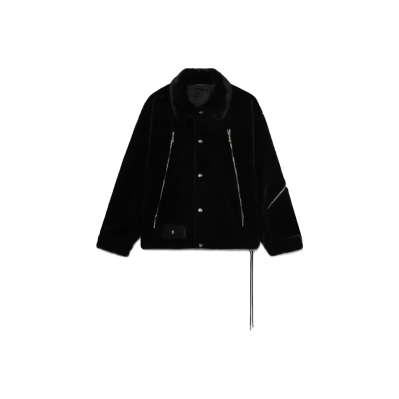 BAPE BLACK FW24 Jackets Coats Men's Black-0