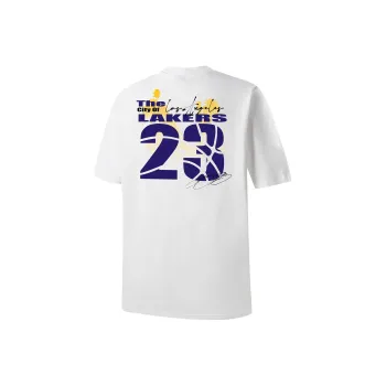 NBA Los Angeles Lakers Team Culture Collection T Shirt Unisex White