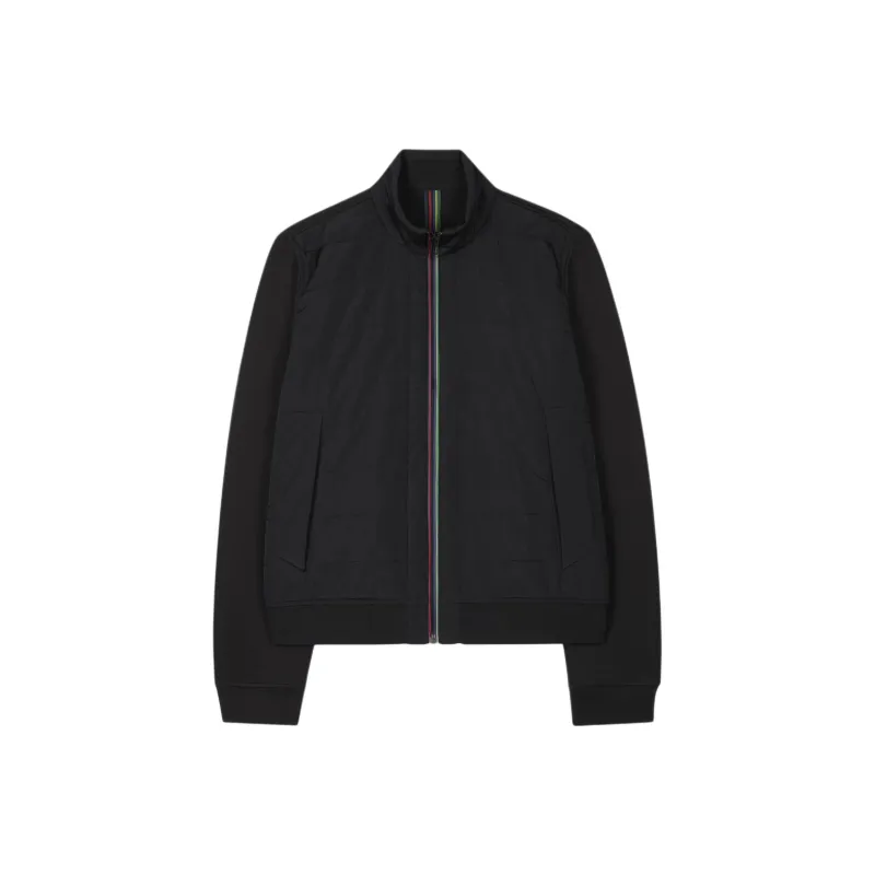 Ps Paul Smith Quilted Striped Zip Up Jacket-0