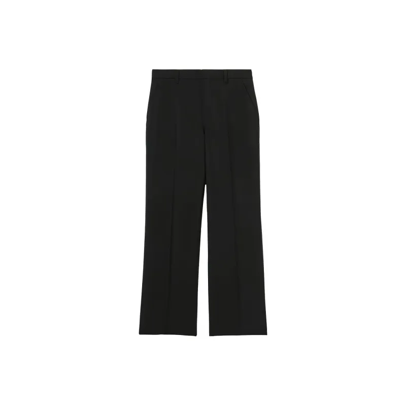Burberry Mohair Pleat Front Trousers-0