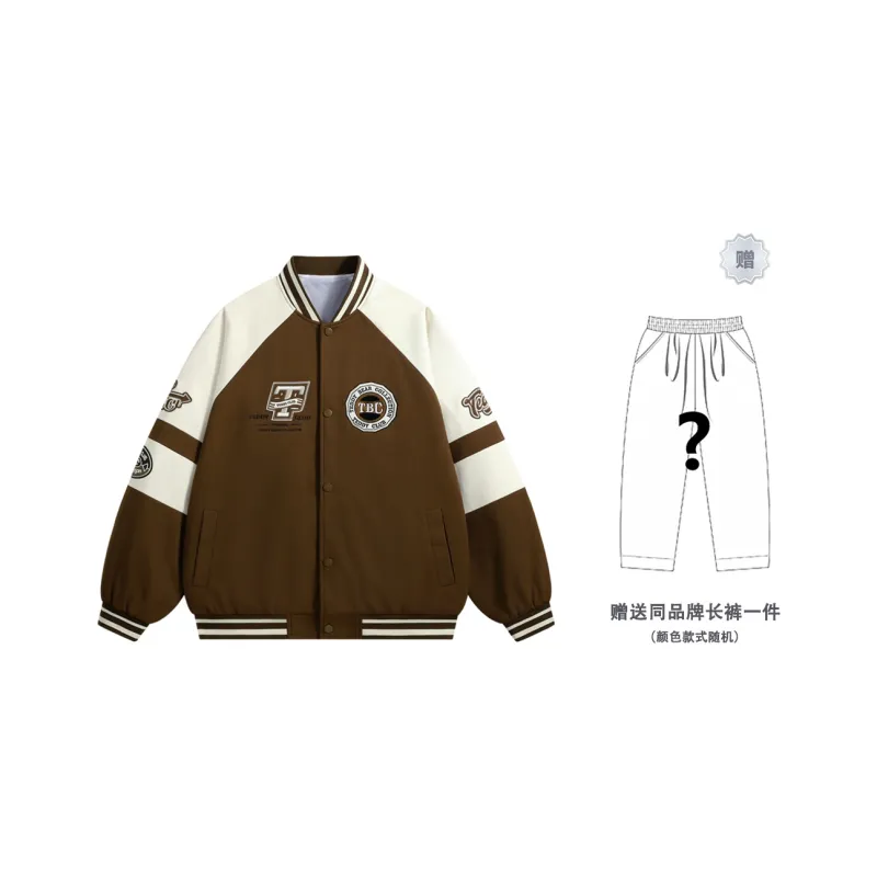 Teddy Bear Collection TEDDY College Series Baseball Jacket Coat Unisex-30