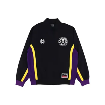 Mitchell & Ness x MASTERMIND WORLD FW24 Jackets Coats Unisex Black Yellow