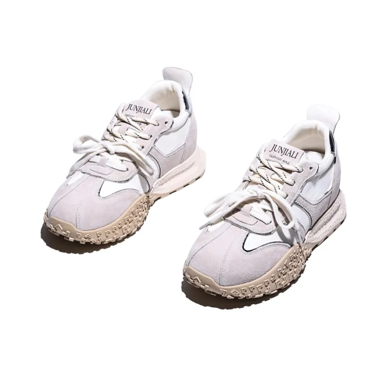 Junjali Anti Slip And Wear Resistant Height Increasing Low Top Chunky Sneakers Women's-4