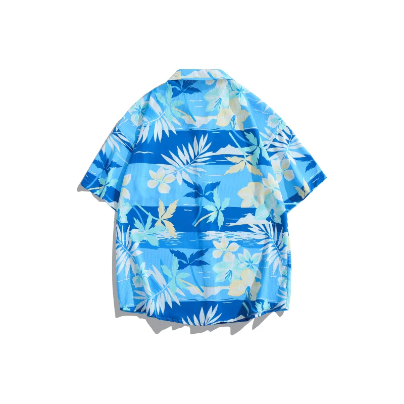 JUCY JUDY Shirt Unisex Hawaii Blue-1