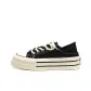 Black with White Stitching