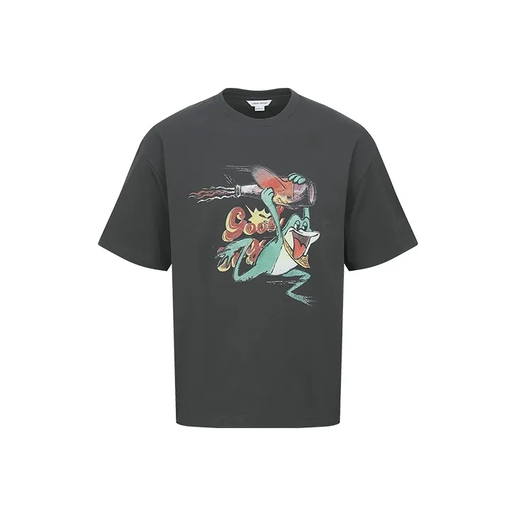 URBAN REVIVO T Shirt Men's Cool Gray-0