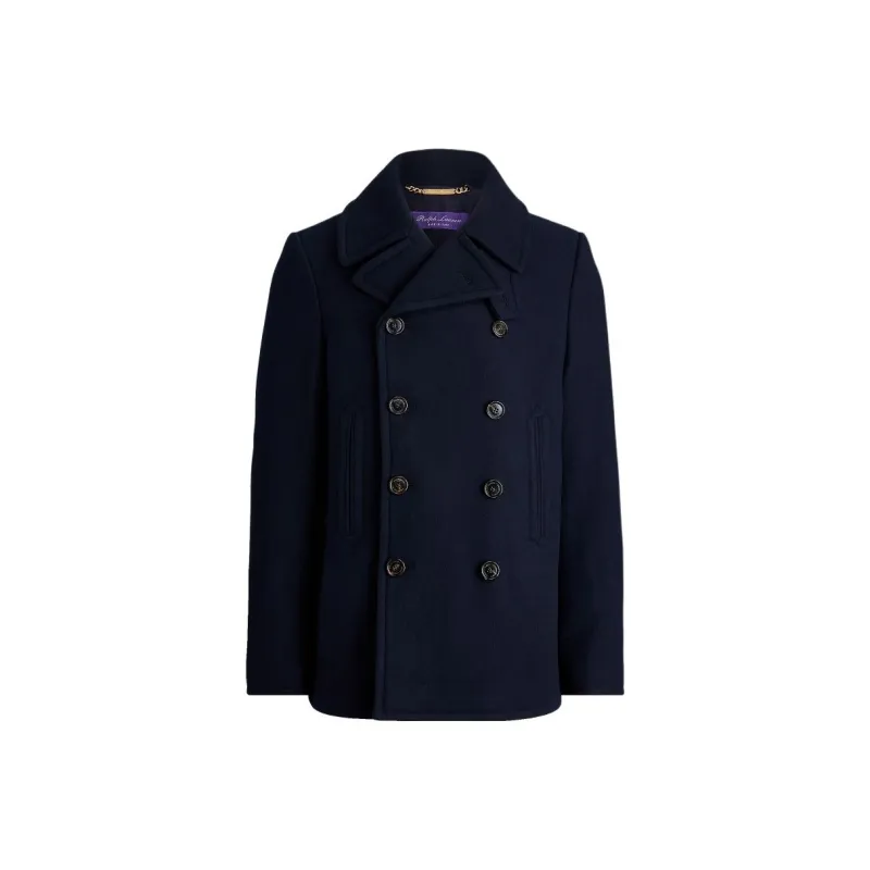Ralph Lauren Purple Label FW24 Coats Men's Marine Blue-0
