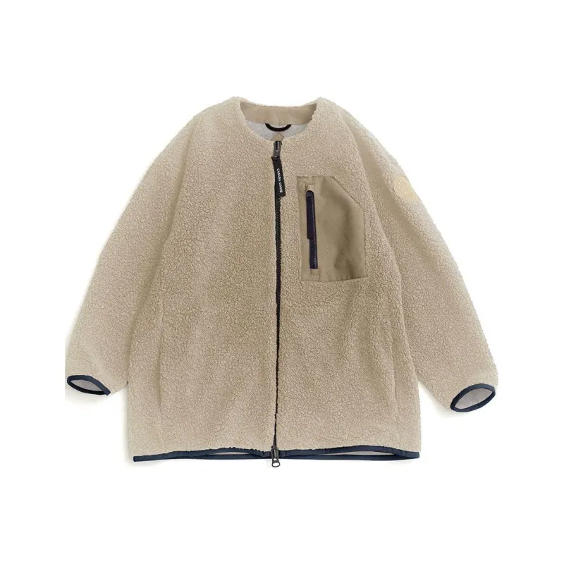 Canada Goose Velvet feel Coat Men's Camel-0