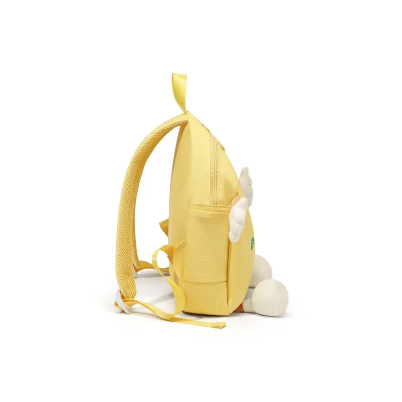 CinvaiKrose Fabric Backpack For Elementary School Students Small Size Women's Ginger Yellow-3