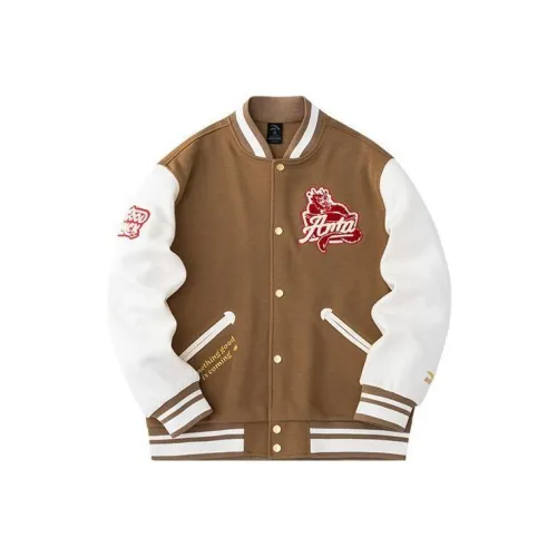 Anta Life Collection Baseball Jacket Unisex Hazelnut Brown
