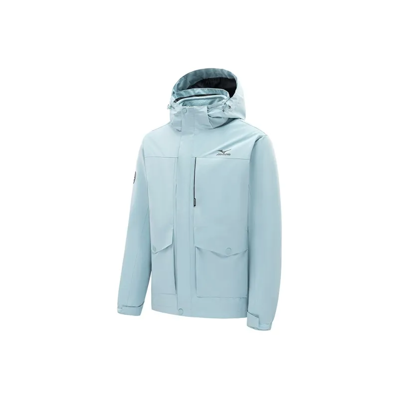 Mizuno Waterproof, Windproof, Breathable, Thermal, Water Repellent, Cold Resistant, Rainproof Windbreaker Jacket Men's-8