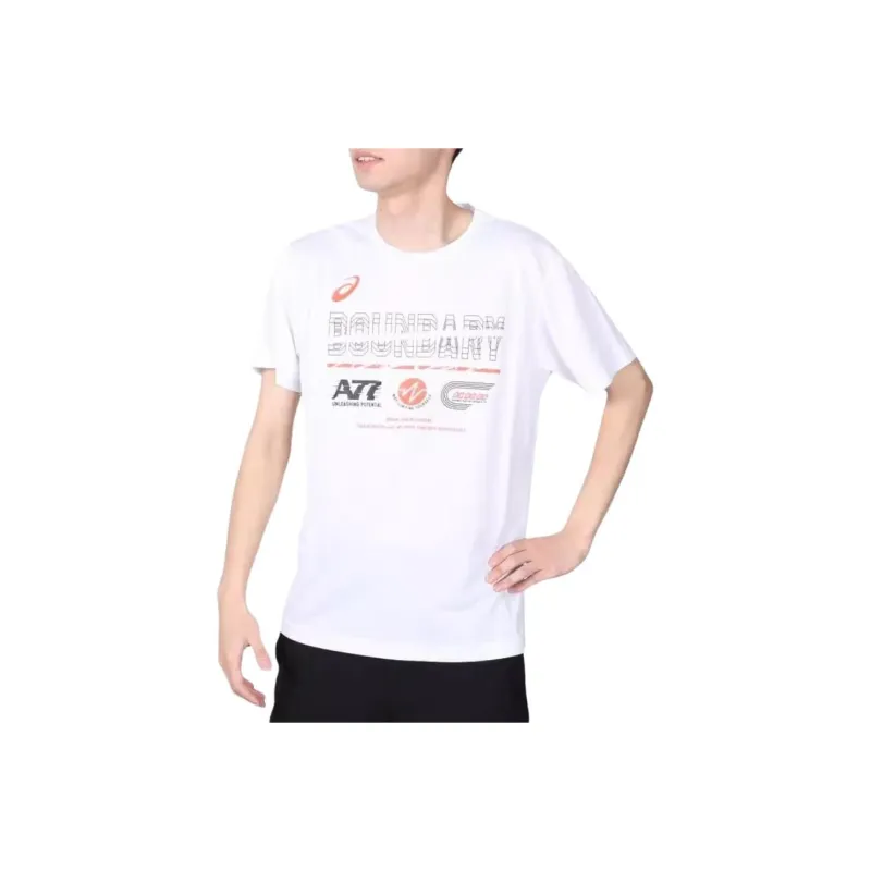 Asics T Shirts Unisex White-0