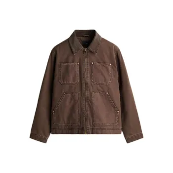 H&M Jackets & Coats Men's Brown