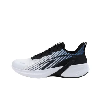 Anta Slip Resistant And Breathable Low Top Training Physical Fitness Test Physical Exam Running Shoes Men's White Black