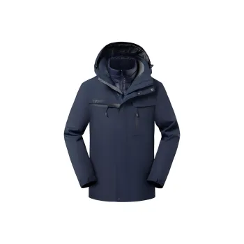TOREAD Waterproof And Warm Windbreaker Jacket Men's Navy Blue