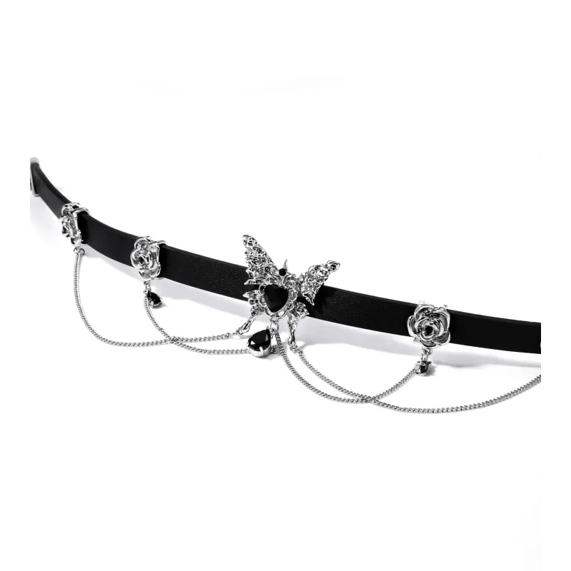 KING OF BLING Alloy, Glass, Leather Necklaces Women's-1