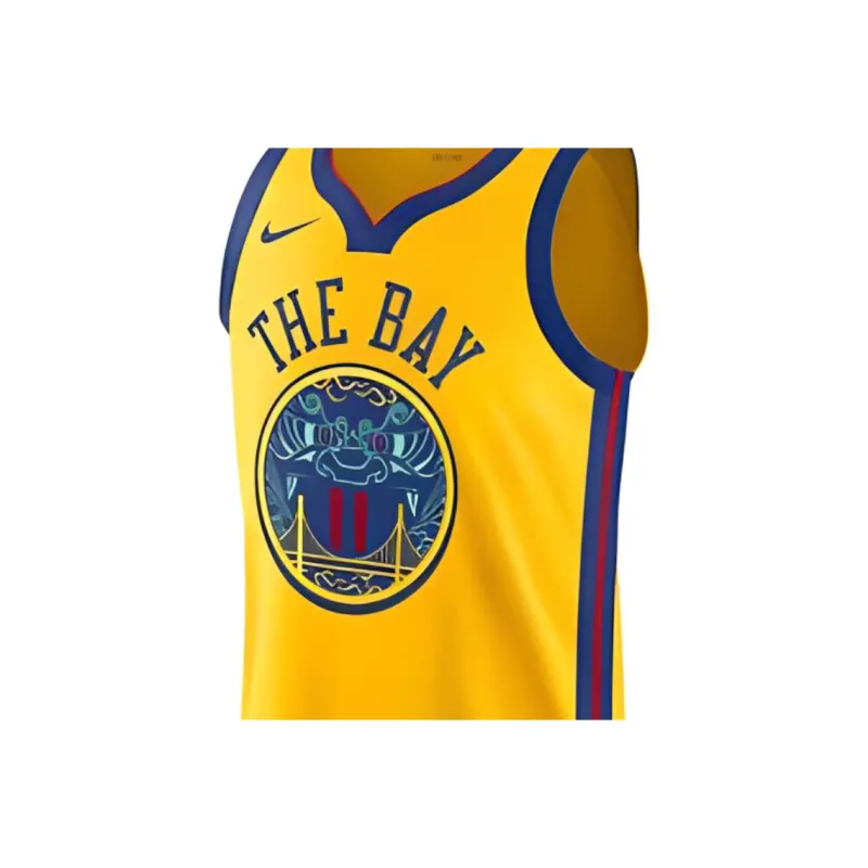 Nike Basketball Jersey Men's Yellow-2