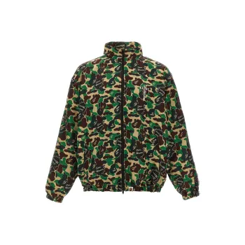 SAINT Mxxxxxx Camouflage Print Bomber Jacket