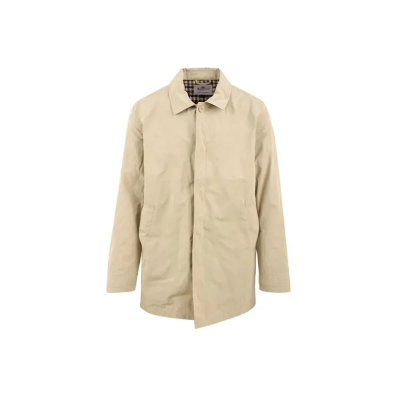 AQUASCUTUM Coats Men's Light Brown-0