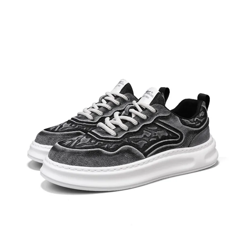 G.N.SHIJIA Slip Resistant Cushioning Abrasion Resistant Lightweight Low Top Skateboard Shoes Men's-3
