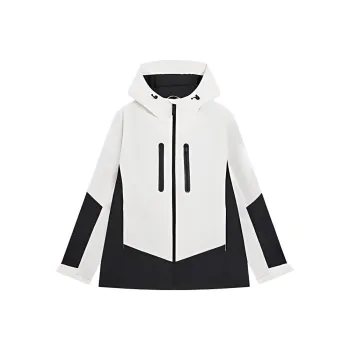 XTEP Variety Training Collection Waterproof And Windproof To Keep Warm Windbreaker Jacket Unisex Antique White