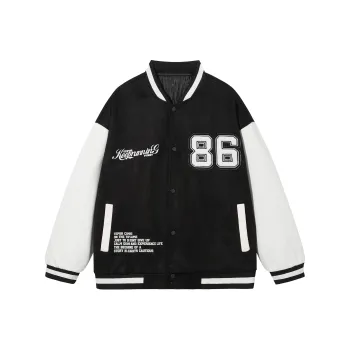 TEPOR Baseball Jacket Unisex Black