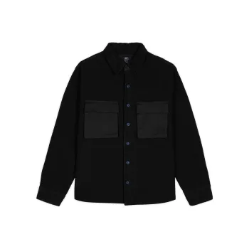 Brain Dead CPO FRENCH TERRY SATEEN SHIRT Jackets Coats Unisex Black