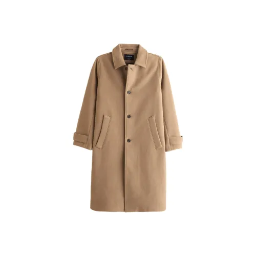 Abercrombie＆Fitch Coats Men Baked Taupe