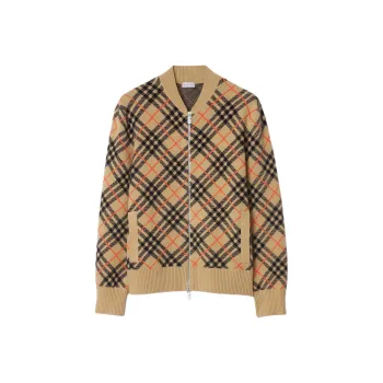 Burberry Check Cardigan