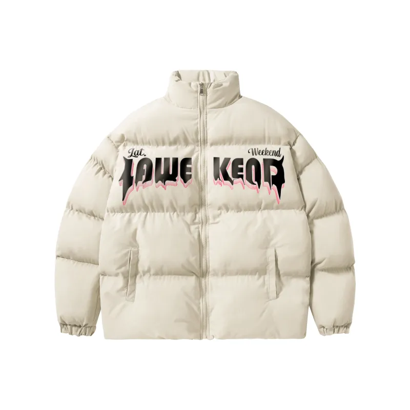 LA'T.WEEKEND Puffer Jacket Unisex Black-6