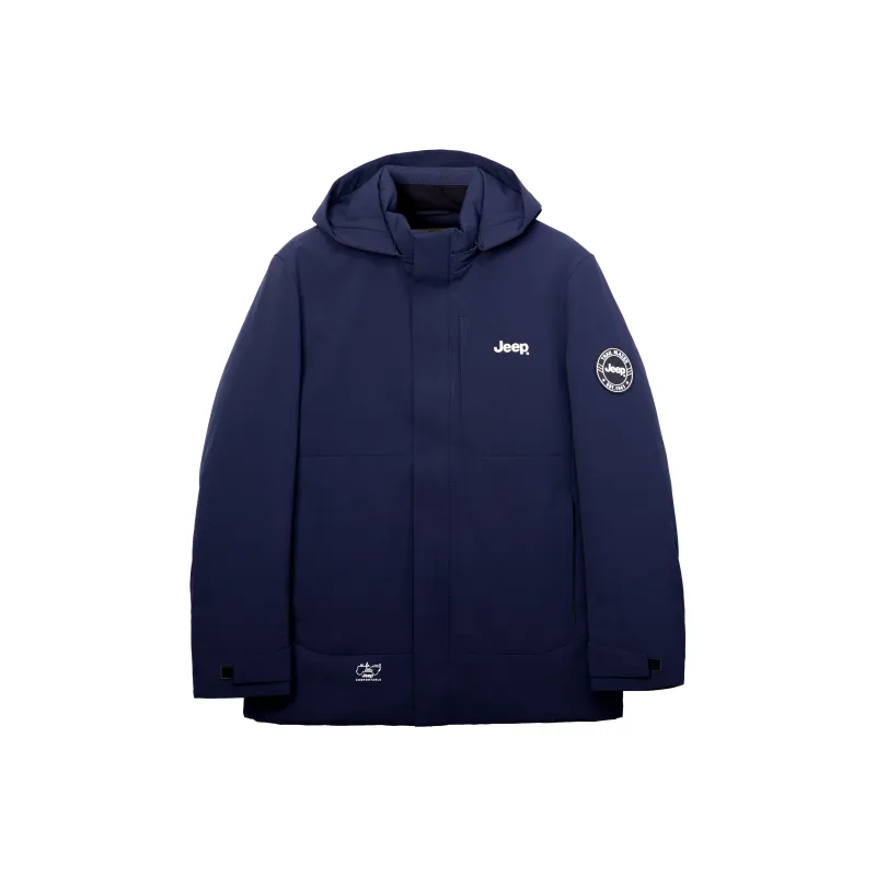 Jeep Down Jacket Unisex Dark Blue-0