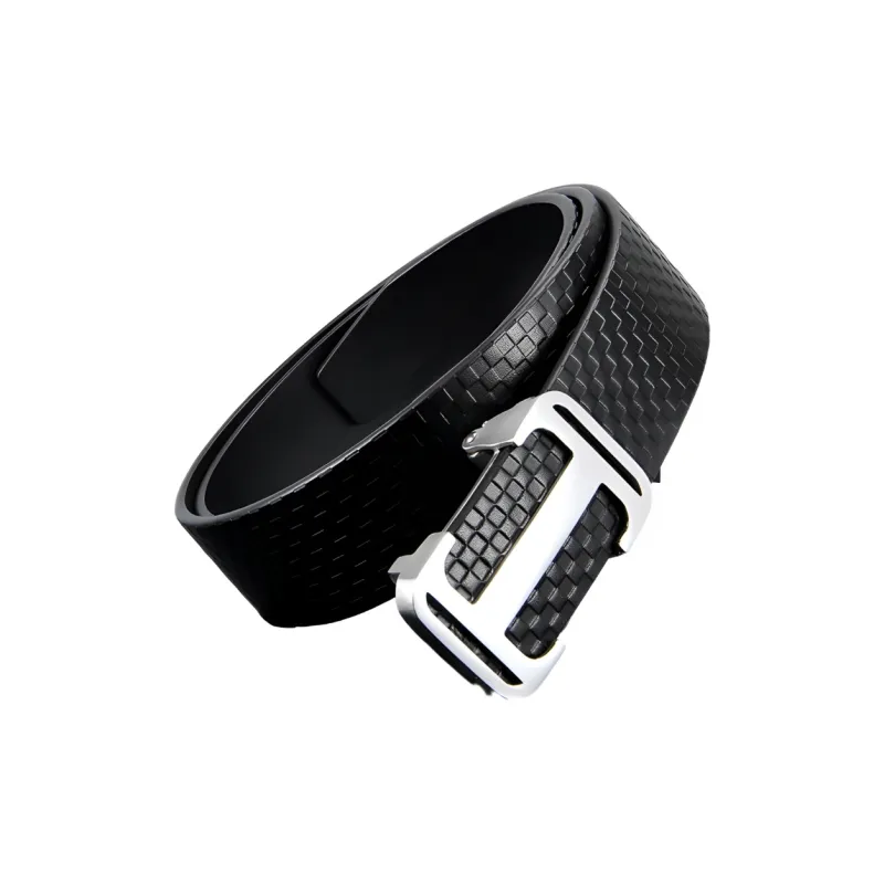 ROSEROOEN Top Grain Cow Leather Belts Men's Black, Gold, Silver 3.5cm-9