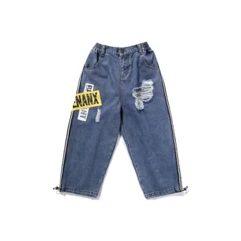 GENANX Straight Jeans Women's Denim Blue