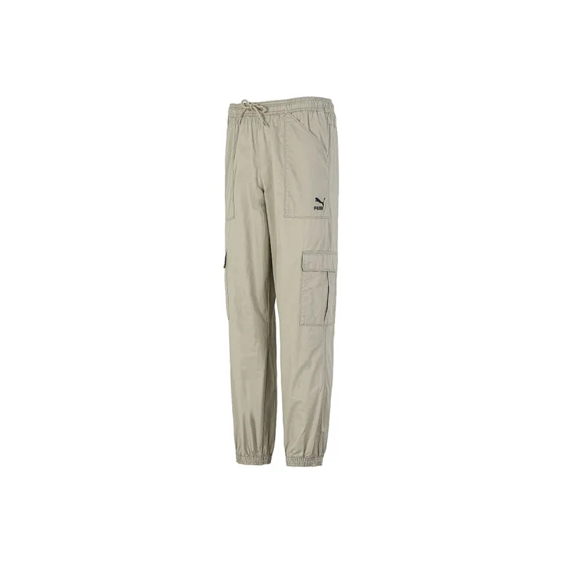 PUMA Cargo Pants Men Ecru-0