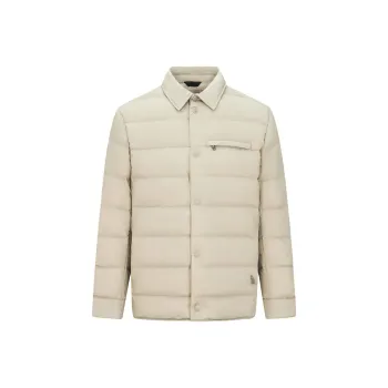 HAZZYS Down Jacket Men's Light Beige