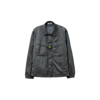 STONE ISLAND Jacket Men's Lead Gray