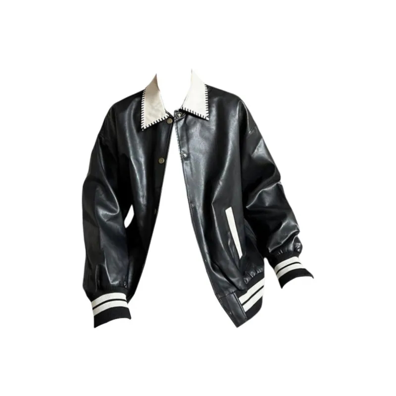 RVANGUARD Leather Jacket Unisex Black-0