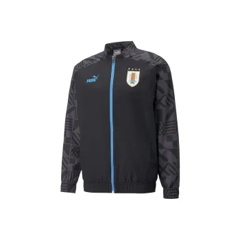 PUMA URUGUAY Uruguay Football Prematch Jacket Men Jacket Men's Black
