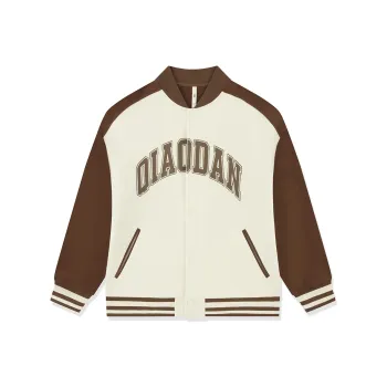 QIAODAN Baseball Jacket Men's Cream White