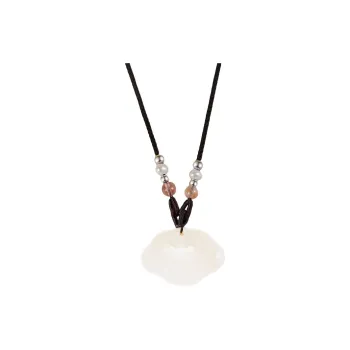 Bubble Scallops Chalcedony Necklaces Unisex